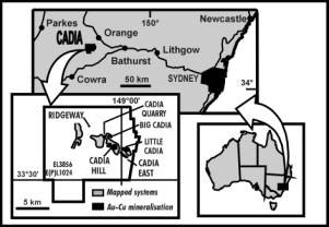 cadia location
map